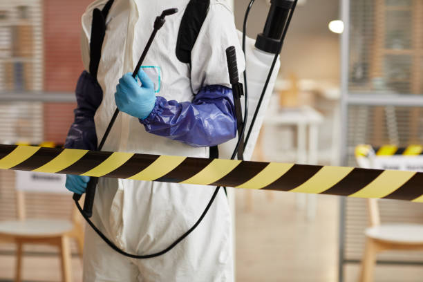 Professional Trauma Scene Cleanup technician working in Junction City, CA